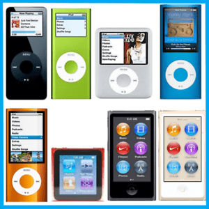iPod Nano 1a 2a 3a 4a Geração 4GB 8GB 16GB