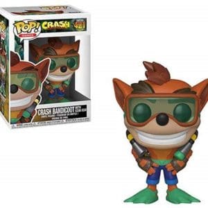 Figura Funko Pop! Crash Bandicoot fato mergulho Scuba Gear