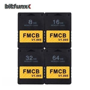 Cartão Memória PS2 com mcboot v1.966 8mb/16mb/32mb/64mb