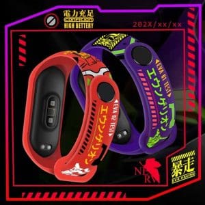 Bracelete Evangelion para Xiaomi Mi Band 5 6