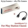 Pen USB 128 gb Playstation Classic 8379 jogos + 182 jogos PS1
