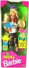 1992 Troll Barbie Doll com Mini Troll Doll