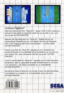Sega Master System Action Fighter - PAL - Grade A - Starboard Games