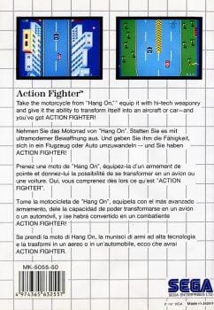 Incríveis aventuras de arcada na Sega Master System: Action Fighter (1986)