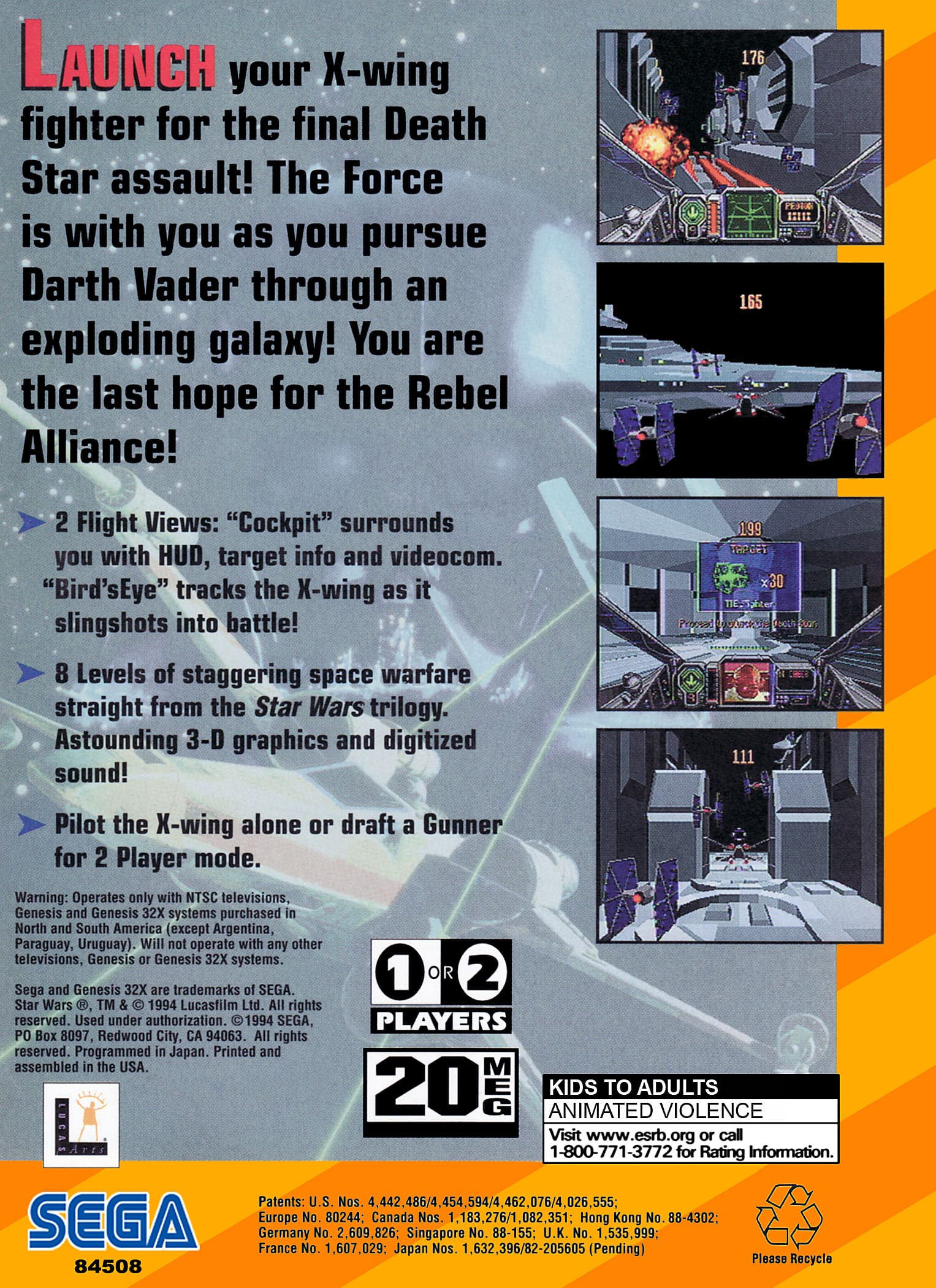 Star Wars Arcade (1994) | Análise para Sega 32X