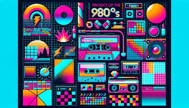 Trazer de volta os anos 80: Adiciona um pouco de Neon Pop aos teus desenhos!