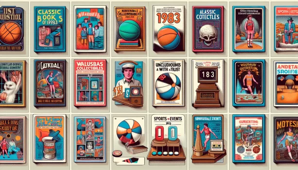 9 Livros clássicos não convencionais, coleccionáveis, eventos desportivos de 1983