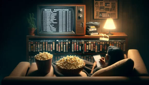 Como criar uma lista de reprodução de filmes nostálgicos para a maratona de cinema