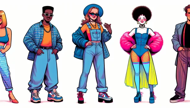 Qual é a pior tendência de roupa dos anos 90 a evitar?