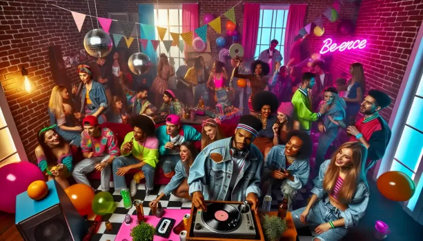 Ainda consegues dar uma festa dos anos 90 totalmente radical?