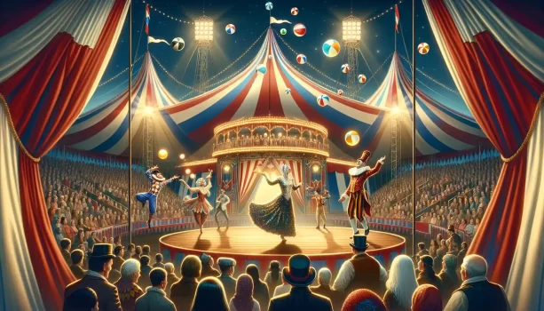 Qual é a melhor maneira de trazer de volta a nostalgia dos espectáculos de circo dos anos 2000?