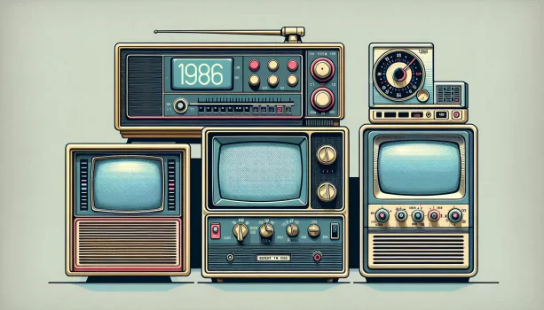 3 Modelos de televisão lendários de 1986