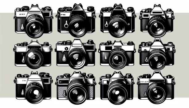 8 Estilos de fotografia e câmaras ilustres de 1990