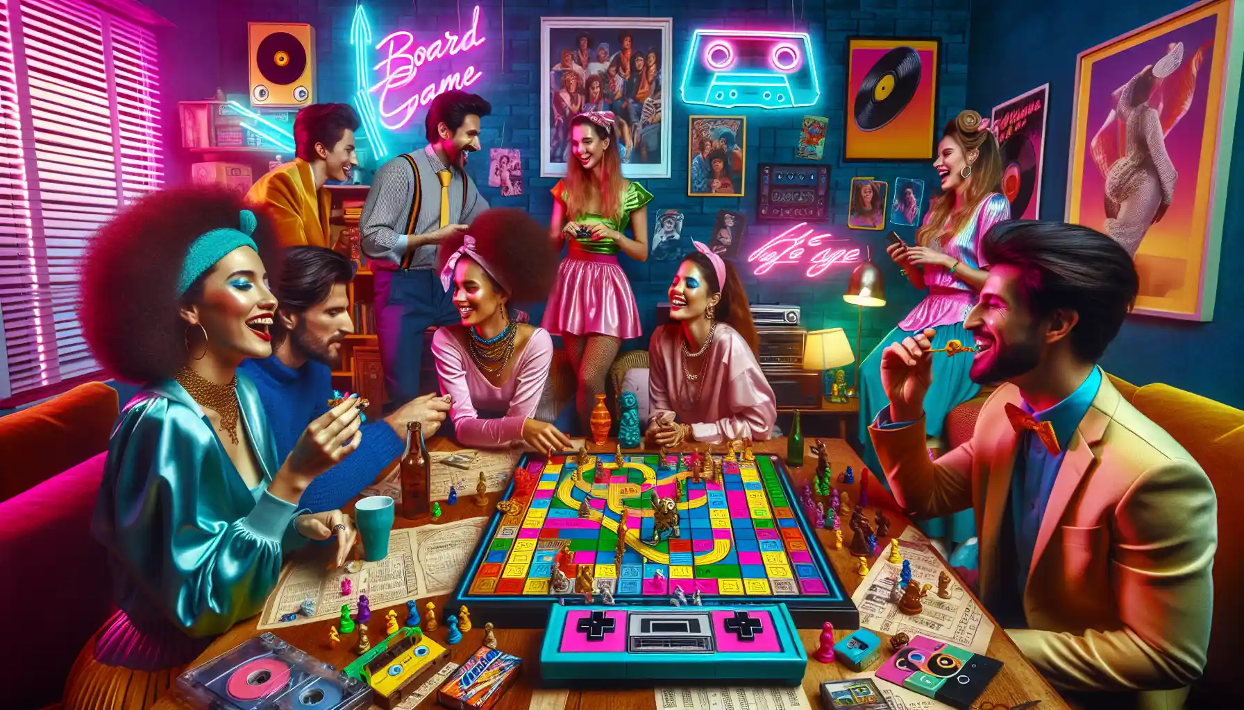 Como organizar uma festa retro com tema de jogos de tabuleiro dos anos 80