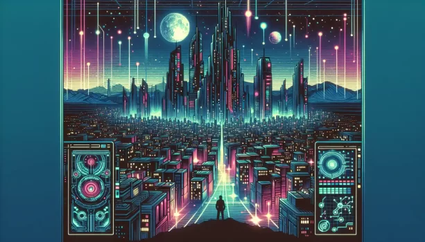 Consegues criar a tua própria história de ficção científica inspirada nos anos 80 ou 90?