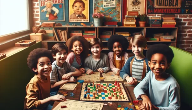 Os jogos de tabuleiro retro podem ensinar competências de vida valiosas aos miúdos?