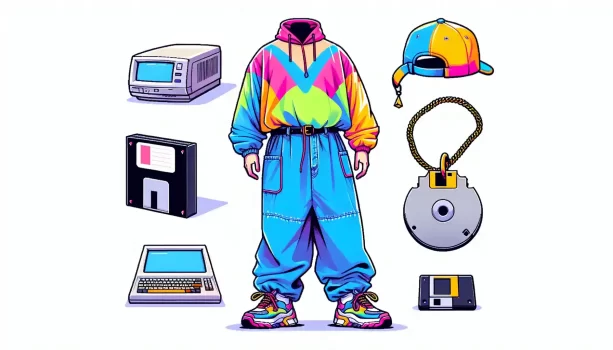 Qual é a pior tendência de moda da cultura da Internet dos anos 90?