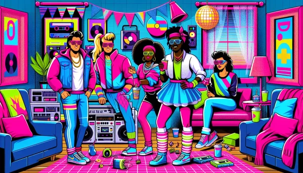 Como organizar uma festa totalmente tubular com o tema dos anos 80