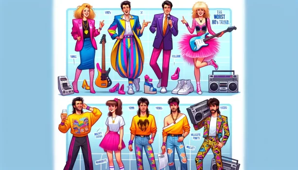 Quais são as melhores/piores tendências de moda inspiradas na música dos anos 80?