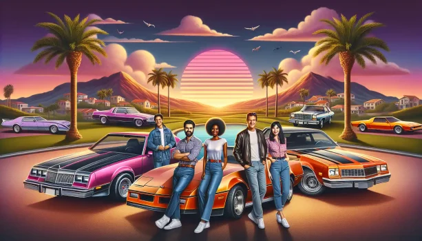 Porque é que te deves juntar a um clube de carros clássicos com a tua beleza dos anos 80?