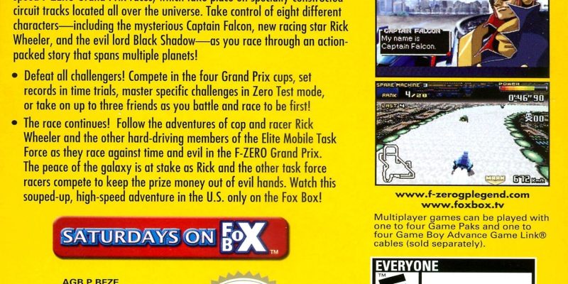 F-Zero: GP Legend (2003) | Análise para Nintendo Game Boy Advance