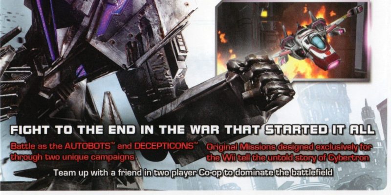 Transformers: Cybertron Adventures (2010) | Análise para Nintendo Wii