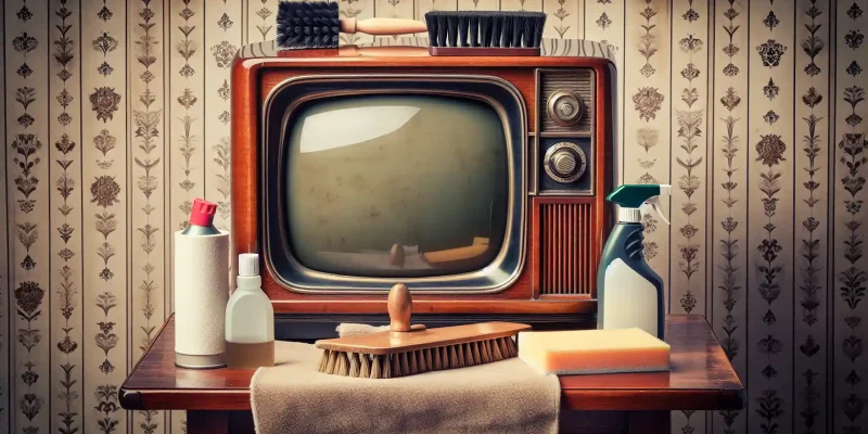 5. “Qual é a melhor forma de limpar e manter o teu televisor antigo