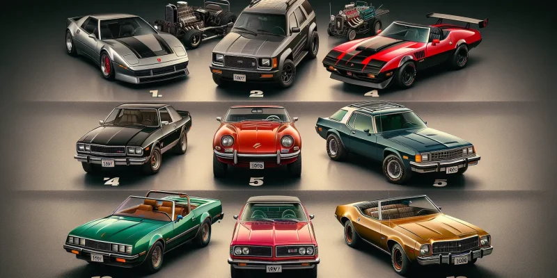 6 Carros clássicos quintessenciais de 1987