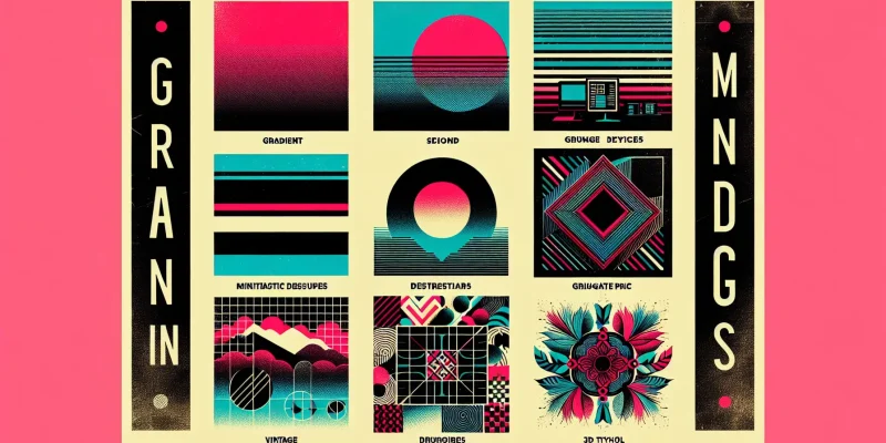 7 Tendências de design gráfico de 2010 que fazem furor