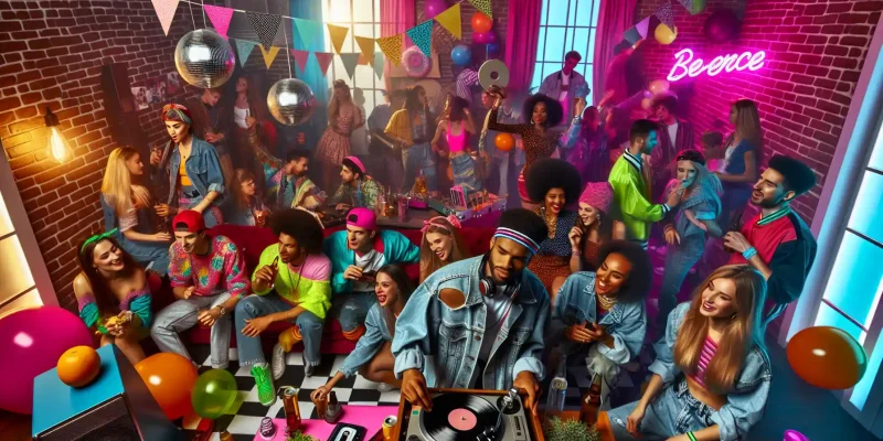 Ainda consegues dar uma festa dos anos 90 totalmente radical?