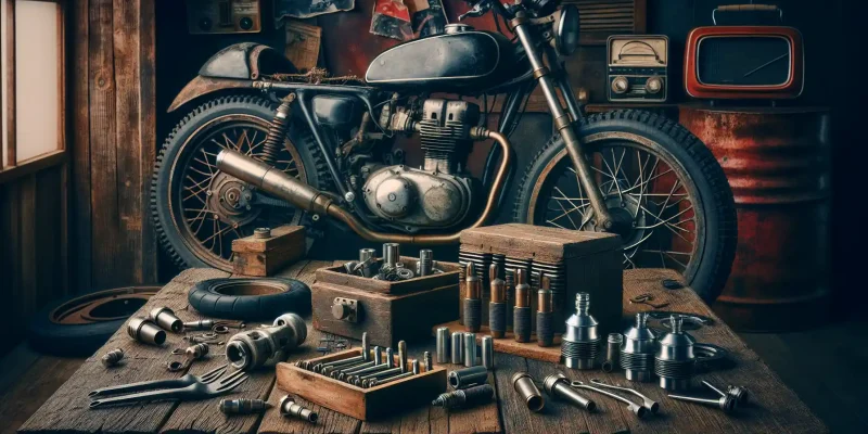 Ainda consegues encontrar peças para motas antigas dos anos 80?