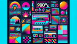 Trazer de volta os anos 80: Adiciona um pouco de Neon Pop aos teus desenhos!