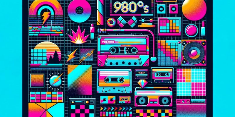 Trazer de volta os anos 80: Adiciona um pouco de Neon Pop aos teus desenhos!