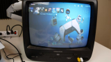 Como fica a PS5 numa TV antiga?