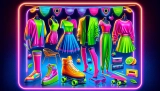 Como incorporar as cores néon dos anos 80 no teu guarda-roupa
