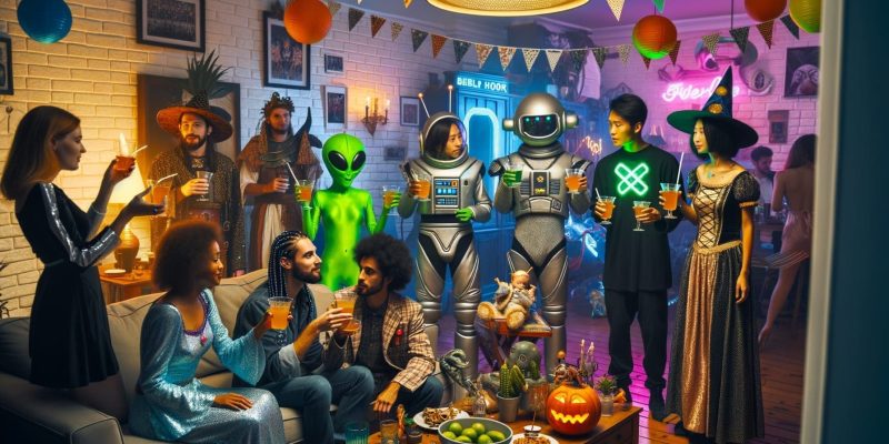 Como organizar uma festa temática de séries de ficção científica e fantasia retro dos anos 2000