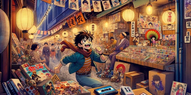 À procura de coisas fixes e antigas de Anime e Manga