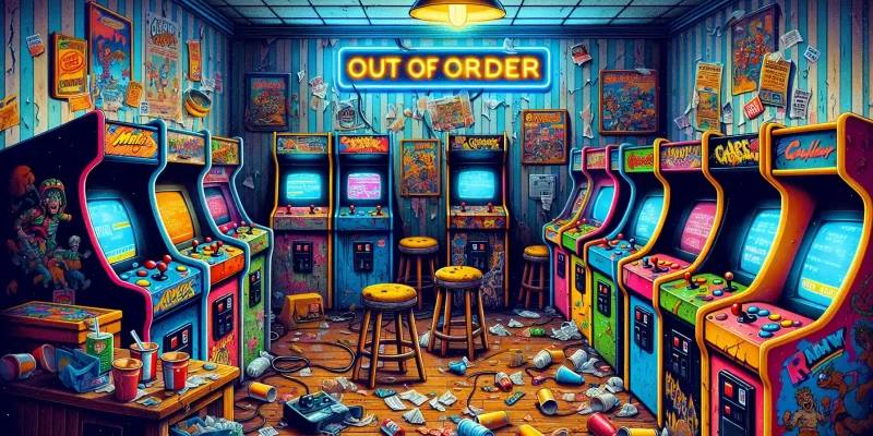 Onde encontrar a pior coleção de jogos de arcada para te divertires