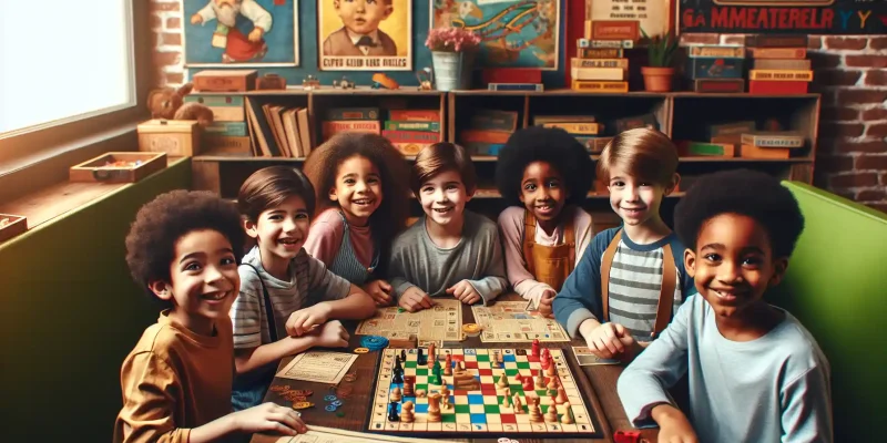 Os jogos de tabuleiro retro podem ensinar competências de vida valiosas aos miúdos?