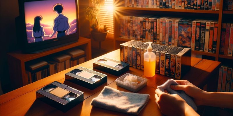 Qual é a melhor forma de conservar as cassetes VHS de Anime?