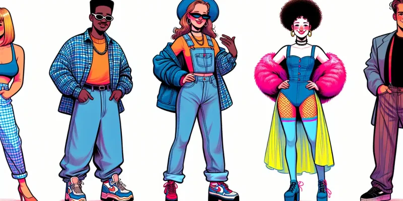 Qual é a pior tendência de roupa dos anos 90 a evitar?