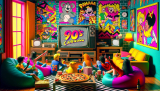 Fazendo uma maratona de desenhos animados dos anos 90 no teu berço